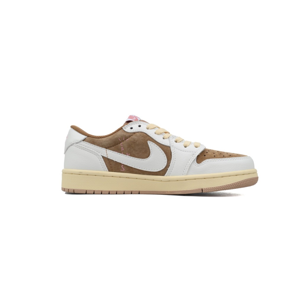 Travis Scott x Air Jordan 1 Low OG Sail Shy Pink DM7866-106 