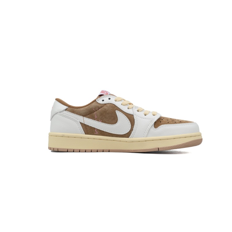 Travis Scott x Air Jordan 1 Low OG Sail Shy Pink DM7866-106 