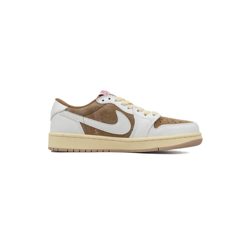  GET Travis Scott x Air Jordan 1 Low OG Sail Shy Pink DM7866-106 