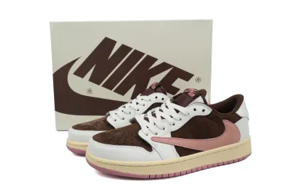 POP Travis Scott x Air Jordan 1 Low OG SP Dark Pony Pink DZ4137-206  02