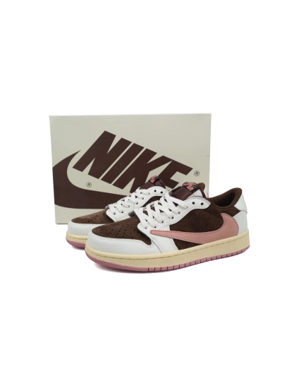 POP Travis Scott x Air Jordan 1 Low OG SP Dark Pony Pink DZ4137-206  02