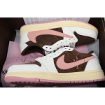 Travis Scott x Air Jordan 1 Low OG SP Dark Pony Pink DZ4137-206 