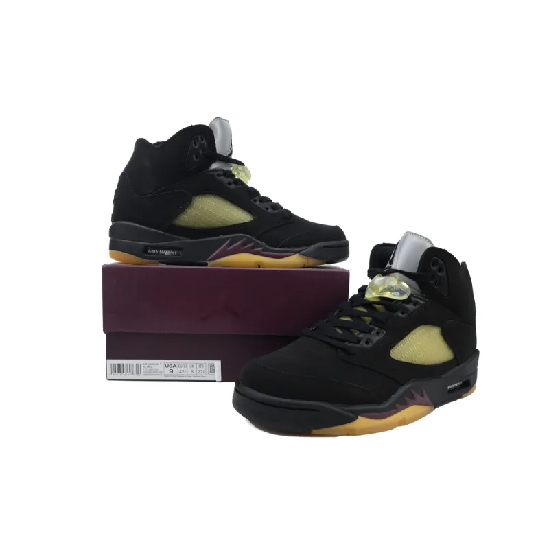 PKGoden A Ma Maniére x Air Jordan 5 Black FD1330-001 