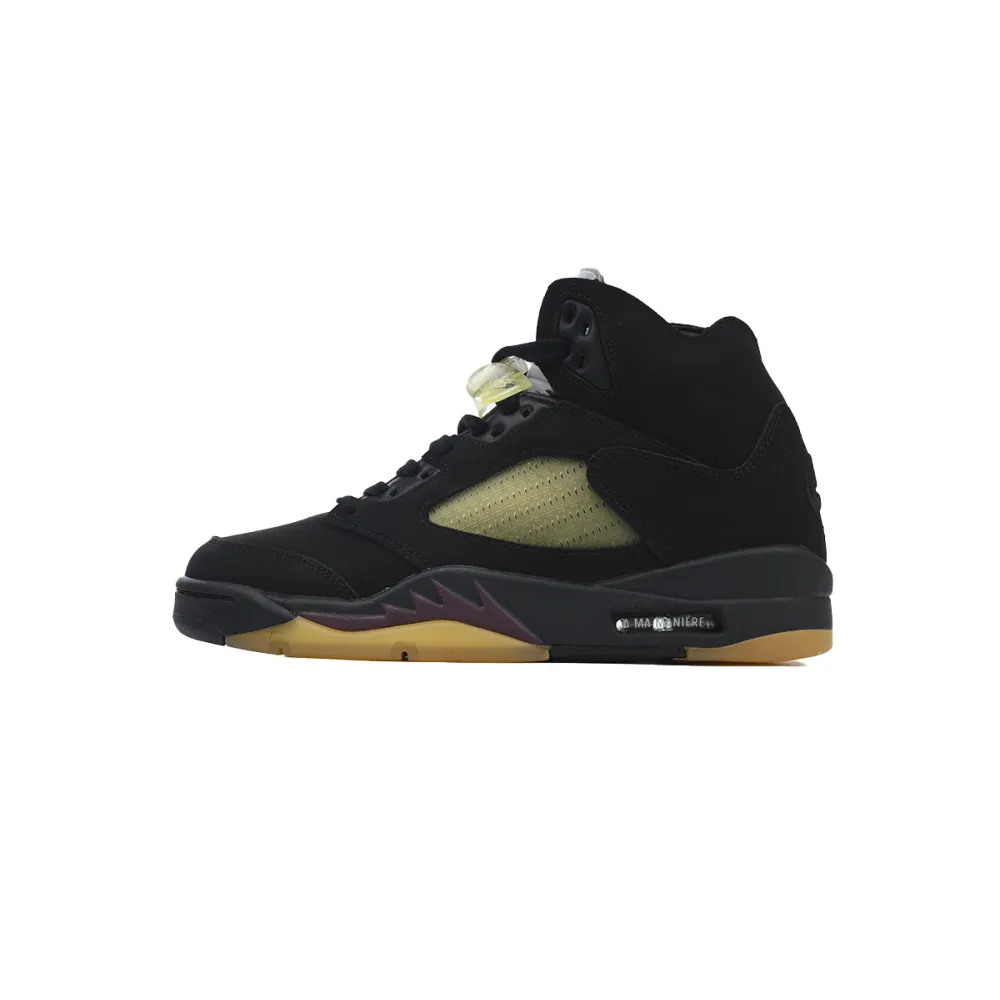 PKGoden A Ma Maniére x Air Jordan 5 Black FD1330-001 