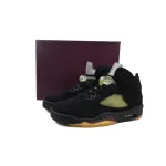 PKGoden A Ma Maniére x Air Jordan 5 Black FD1330-001 