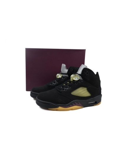 PKGoden A Ma Maniére x Air Jordan 5 Black FD1330-001  02
