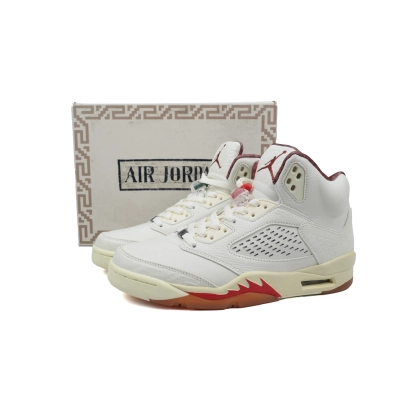 PKGoden Air Jordan 5 Retro El Grito - Sail HF8833-100  02