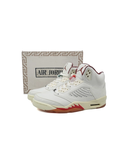 PKGoden Air Jordan 5 Retro El Grito - Sail HF8833-100  02