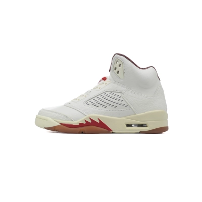 PKGoden Air Jordan 5 Retro El Grito - Sail HF8833-100  01