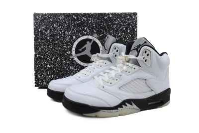 PKGoden Air Jordan 5 Retro White Black DD0587-110  02