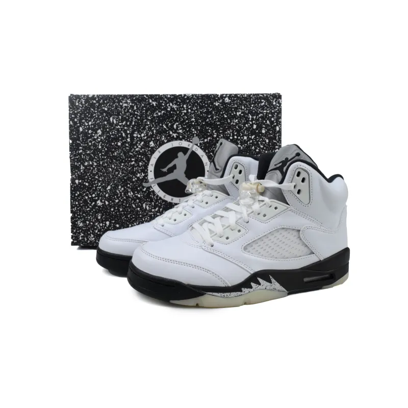 PKGoden Air Jordan 5 Retro White Black DD0587-110 