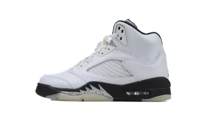 PKGoden Air Jordan 5 Retro White Black DD0587-110  01