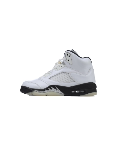 PKGoden Air Jordan 5 Retro White Black DD0587-110  01