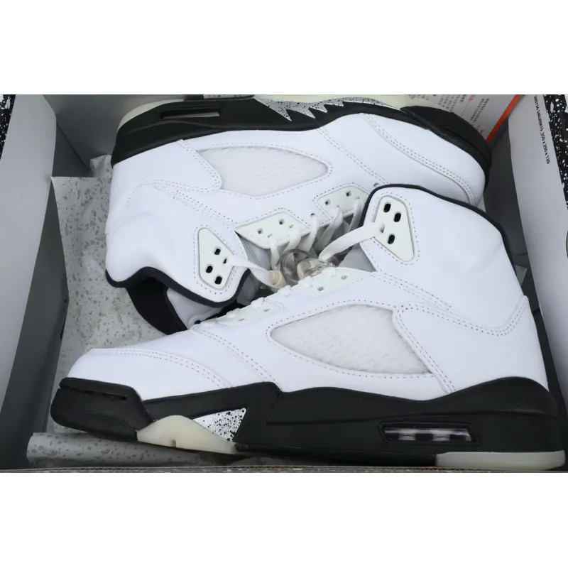 PKGoden Air Jordan 5 Retro White Black DD0587-110 