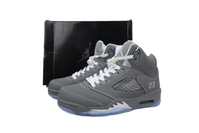PKGoden Air Jordan 5 Retro Wolf Grey 136027-005  02