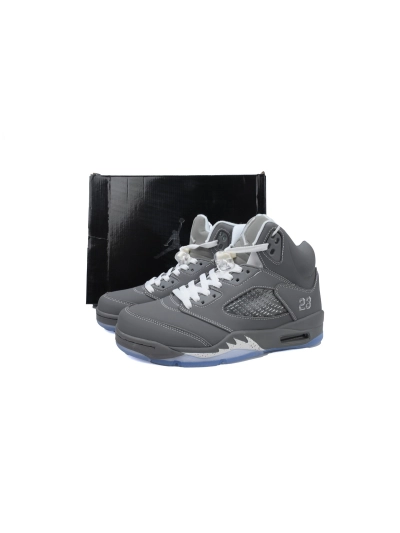 PKGoden Air Jordan 5 Retro Wolf Grey 136027-005  02