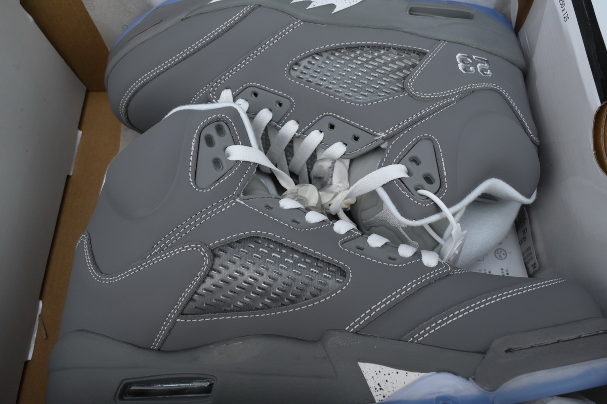 PKGoden Air Jordan 5 Retro Wolf Grey 136027-005 