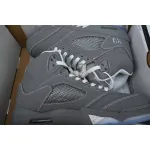 PKGoden Air Jordan 5 Retro Wolf Grey 136027-005 