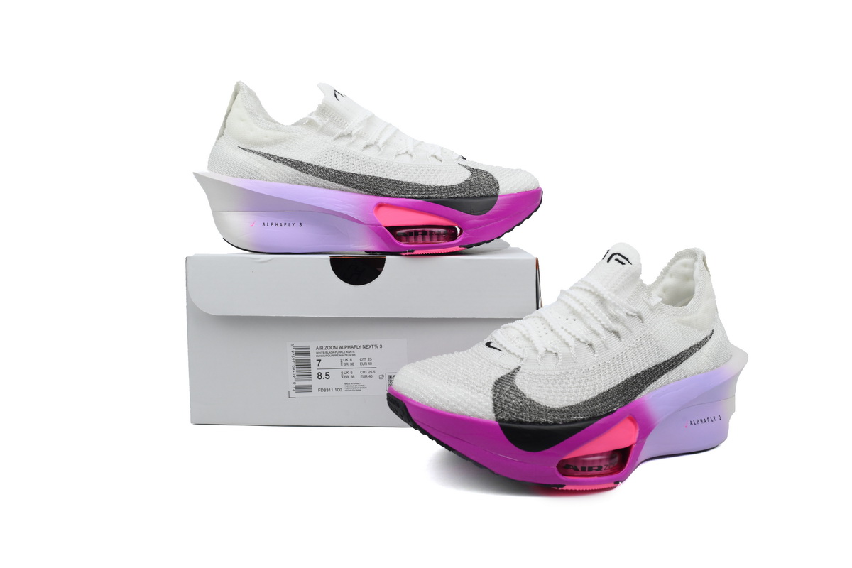 Air Zoom Alphafly NEXT% 3 'White Vivid Grape FD8311-100 
