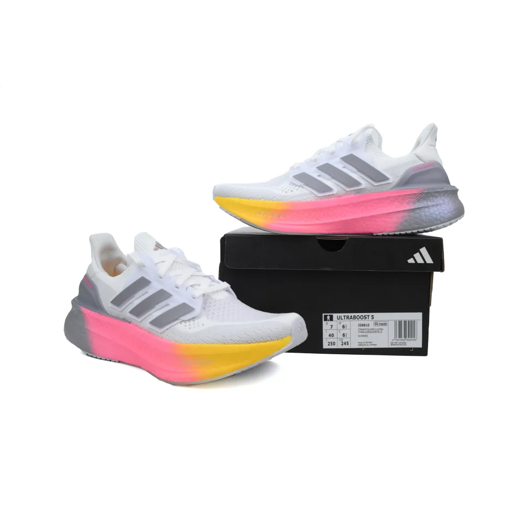 UltraBoost 5 White Lucid Pink ID8810