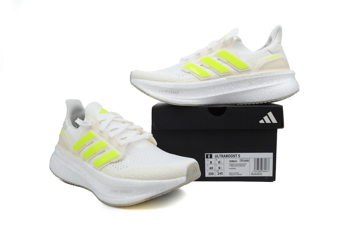 UltraBoost 5 White Yellow ID8843