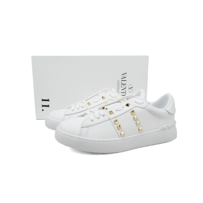 Valentino Rockstud White gold 02