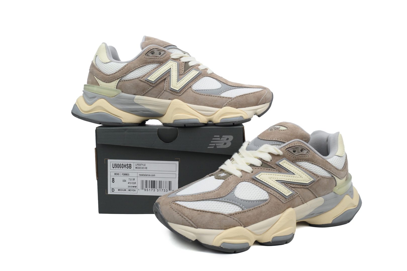  GET New Balance 9060 Driftwood U9060HSB 