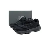 New Balance 9060 Triple Black Leather U9060NRI 