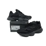 New Balance 9060 Triple Black Leather U9060NRI 