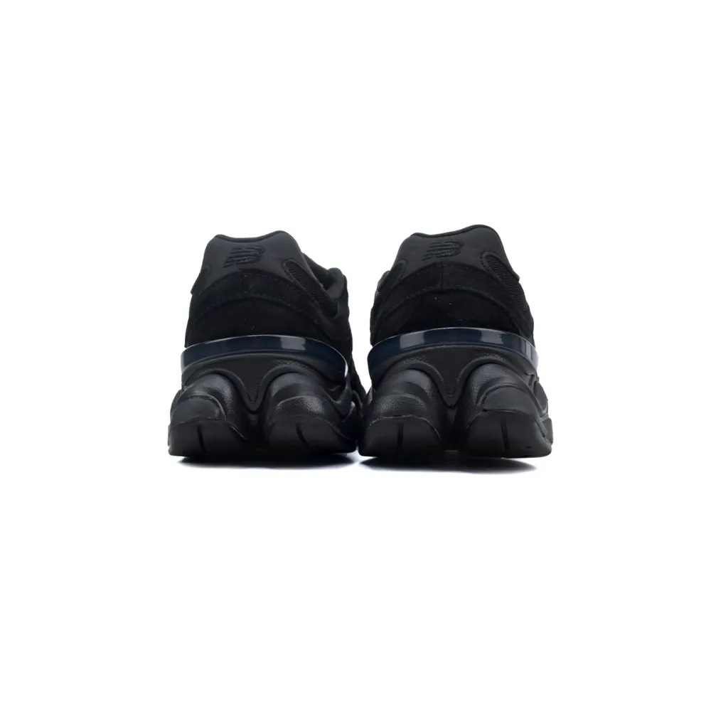 POP New Balance 9060 Triple Black Suede U9060BPM