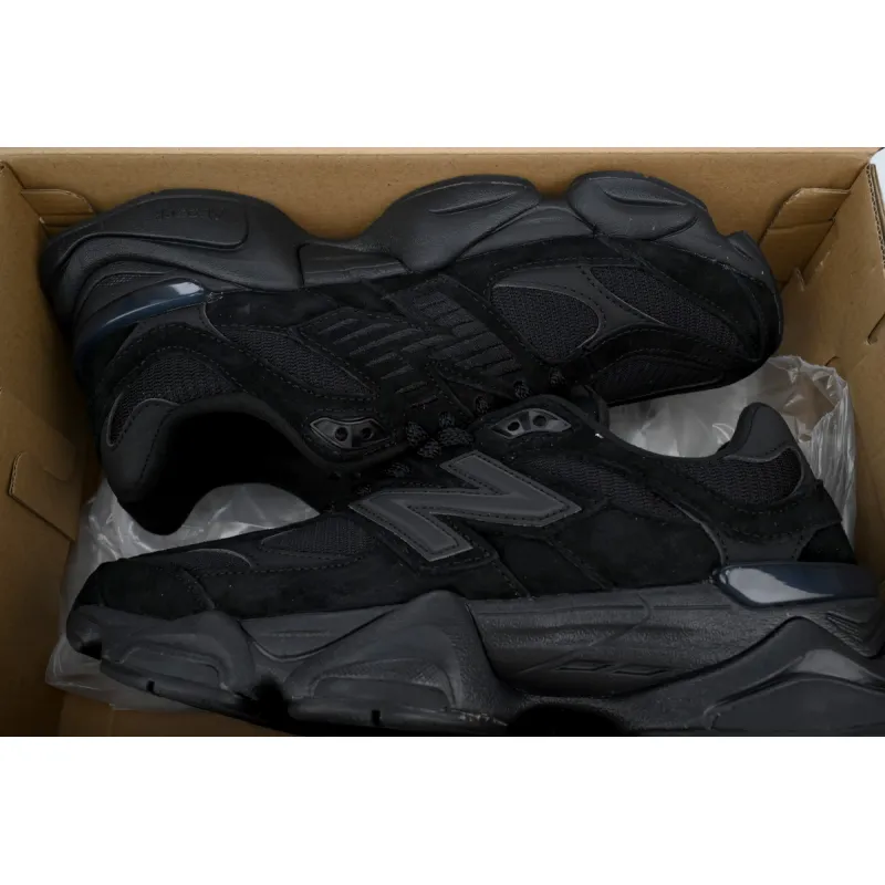 POP New Balance 9060 Triple Black Suede U9060BPM