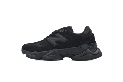 POP New Balance 9060 Triple Black Suede U9060BPM 01