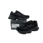 POP New Balance 9060 Triple Black Suede U9060BPM