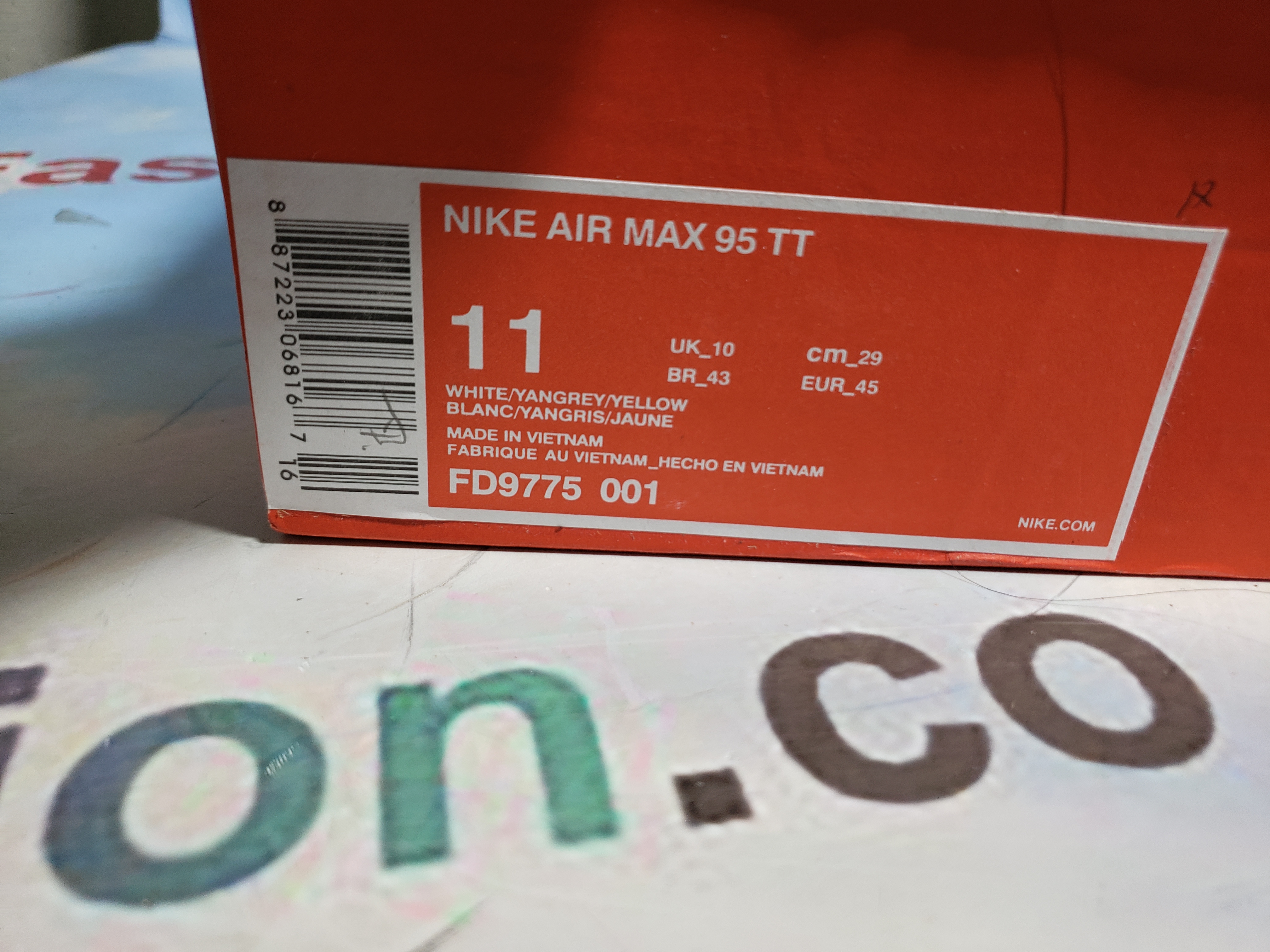 OG Air Max 95 Icons Yellow Strike,DX4236-100