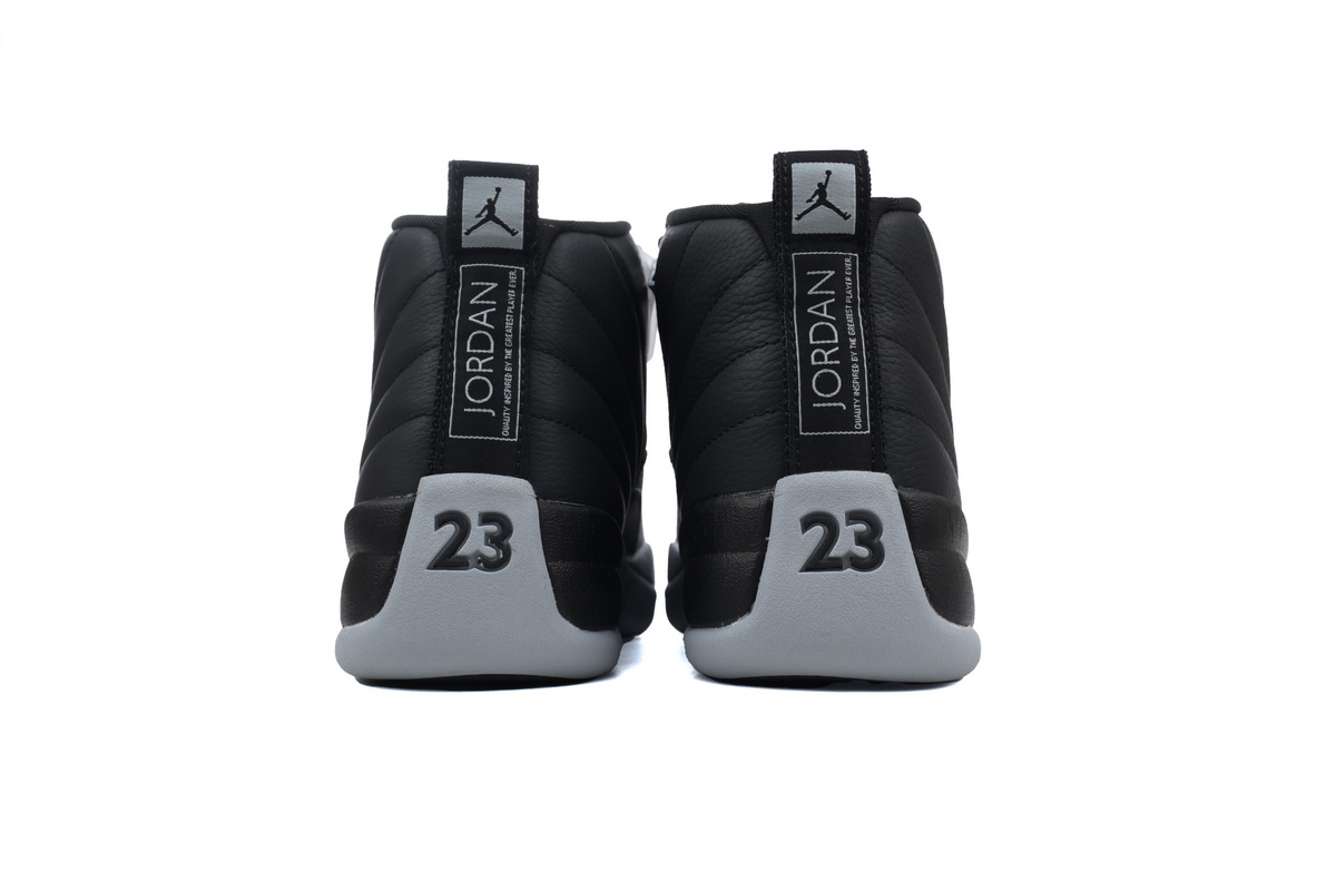  Perfectkicks Air Jordan 12 Retro Black and wolf Grey CT8013-010 