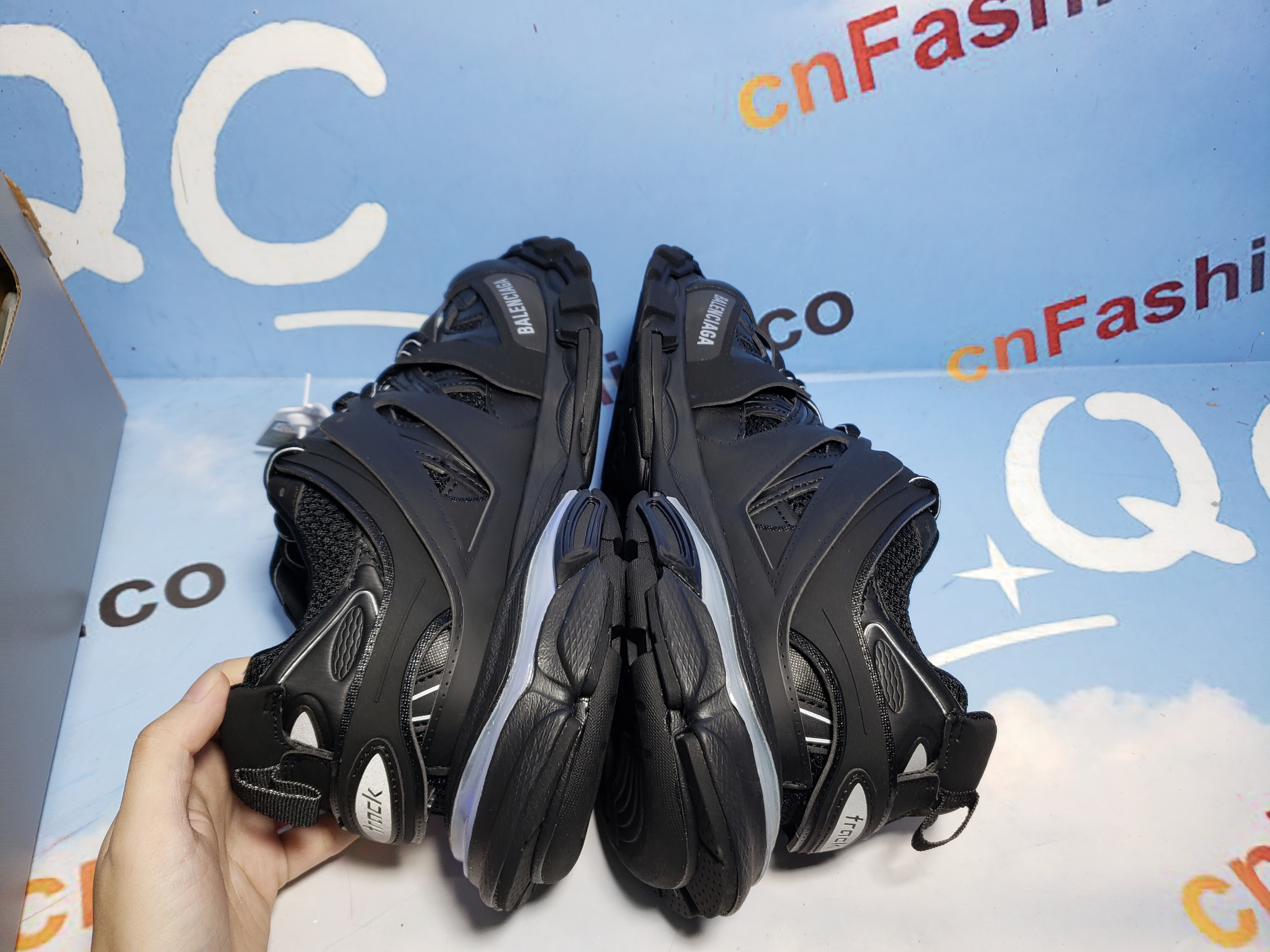 PKGoden Balenciaga  3rd LED Tess S.Black 555032 W1GB7 1000