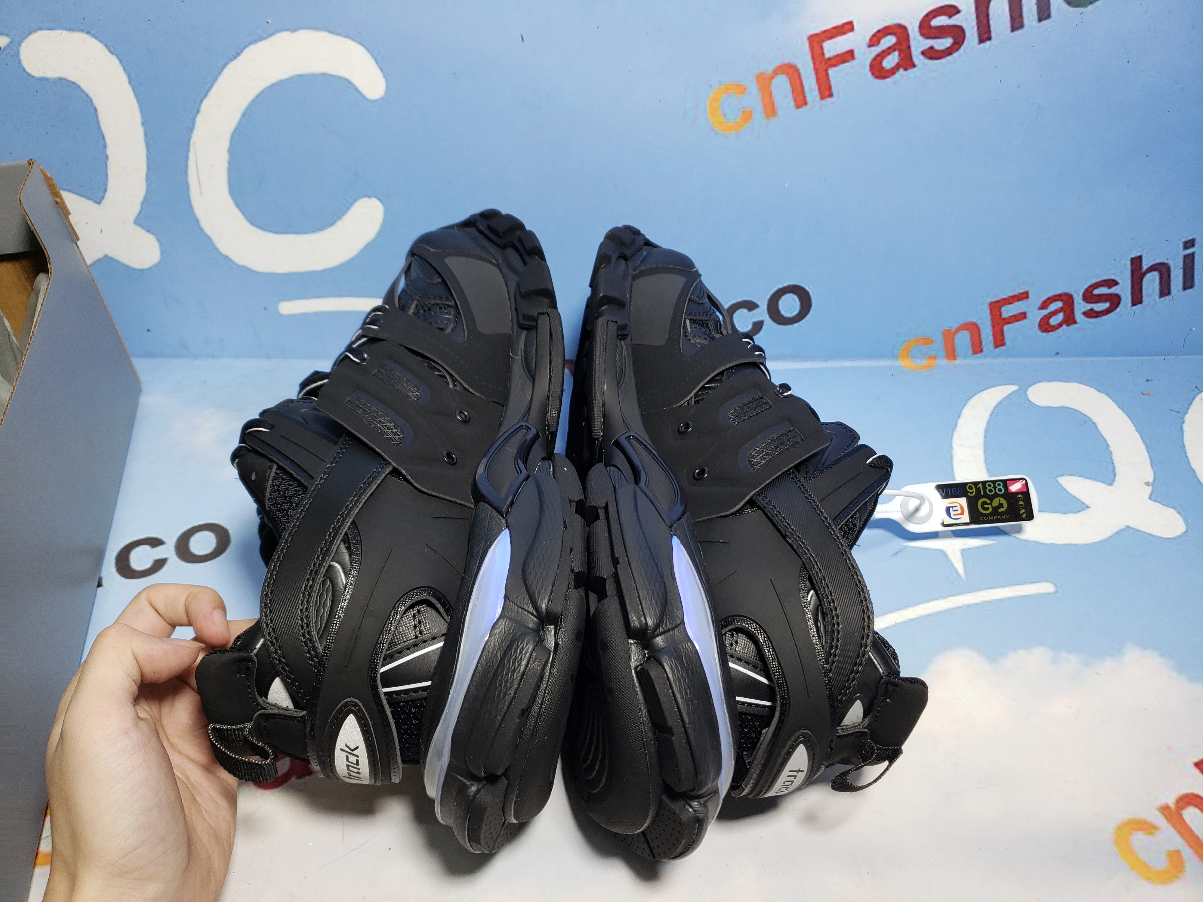 PKGoden Balenciaga  3rd LED Tess S.Black 555032 W1GB7 1000