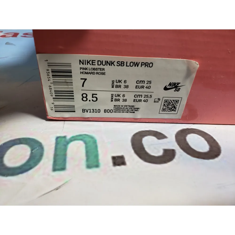PKGoden Dunk SB Pink Lobster,BV1310-800