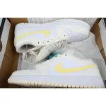  GET Air Jordan 1 Low White Yellow FV8486-181