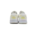  GET Air Jordan 1 Low White Yellow FV8486-181