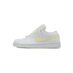  GET Air Jordan 1 Low White Yellow FV8486-181