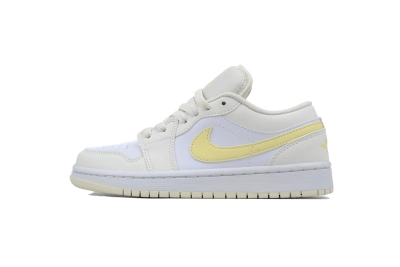 POP Air Jordan 1 Low White Yellow FV8486-181 01