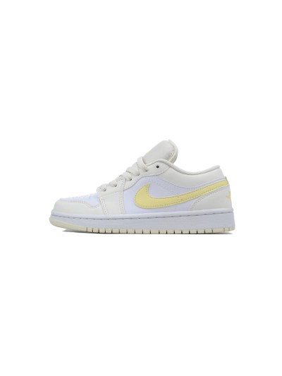 POP Air Jordan 1 Low White Yellow FV8486-181 01