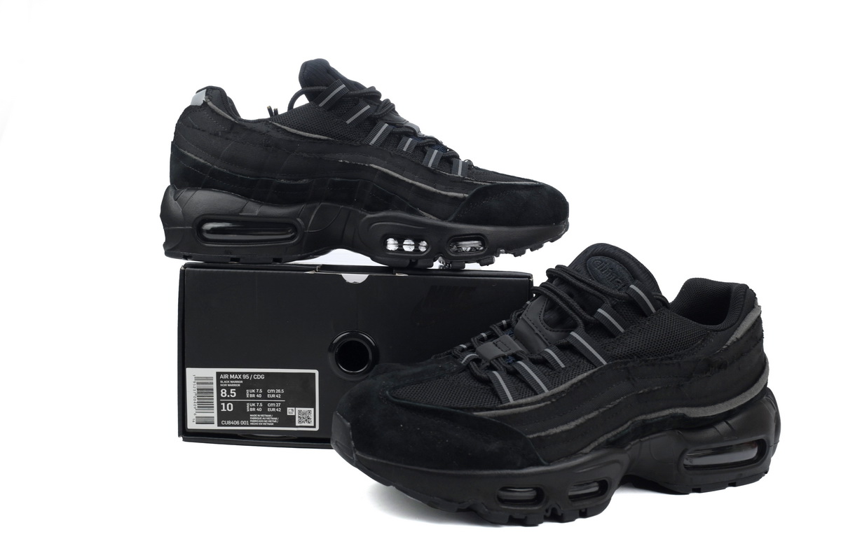 OG Comme des Garçons x Air Max 95 Black CU8406-001 