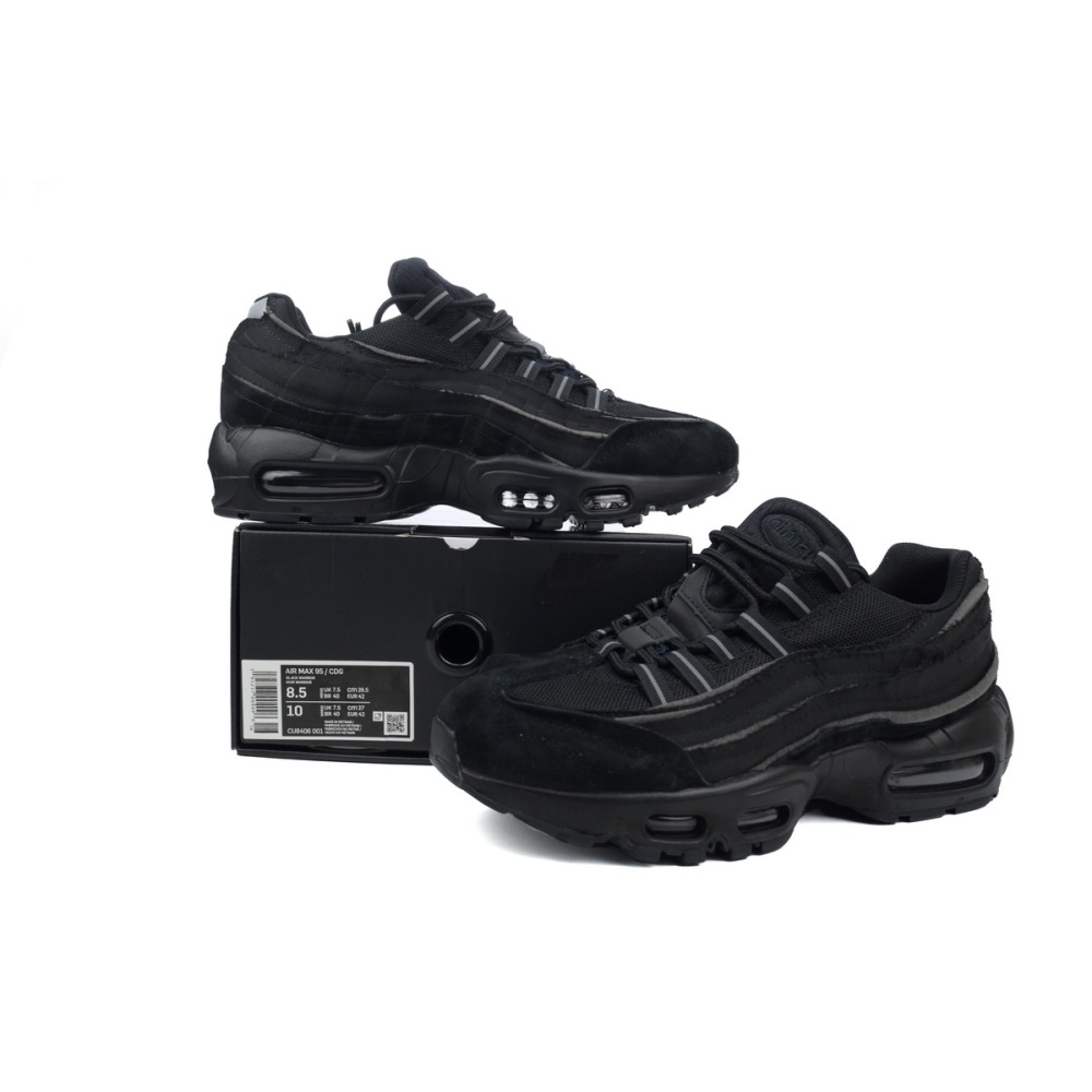 OG Comme des Garçons x Air Max 95 Black CU8406-001 