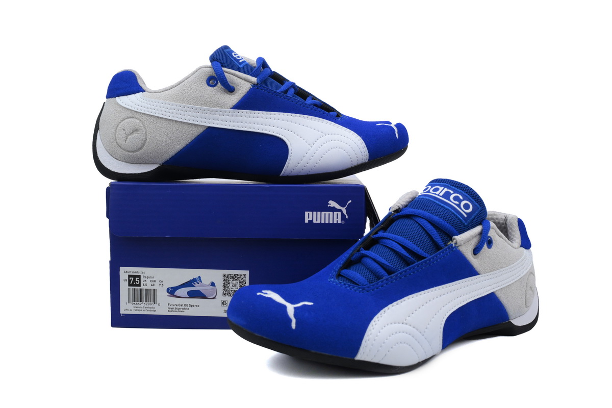  GET Sparco x Future Cat OG Reflex Blue White 307936-02 