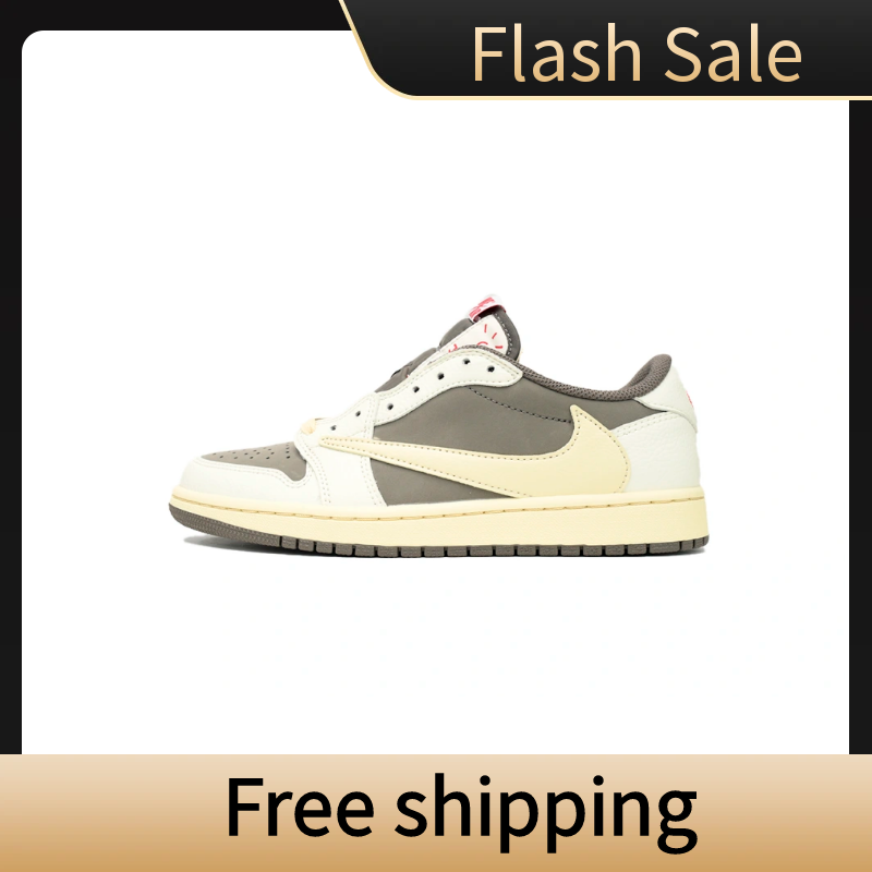 [Free Shipping] PKGoden Jordan 1 Retro Low OG SP Travis Scott Reverse Mocha, DM7866-162
