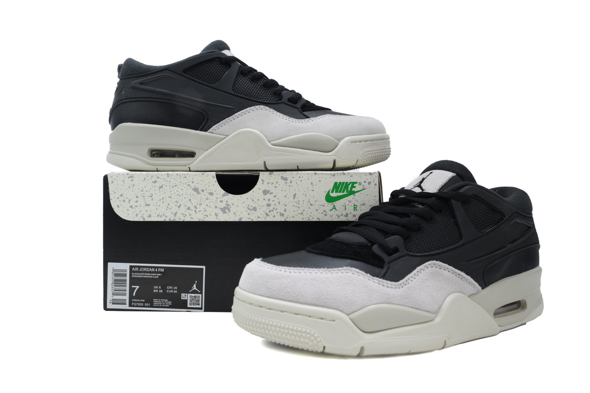 Air Jordan 4 RM Black Light Bone FQ7939-001 