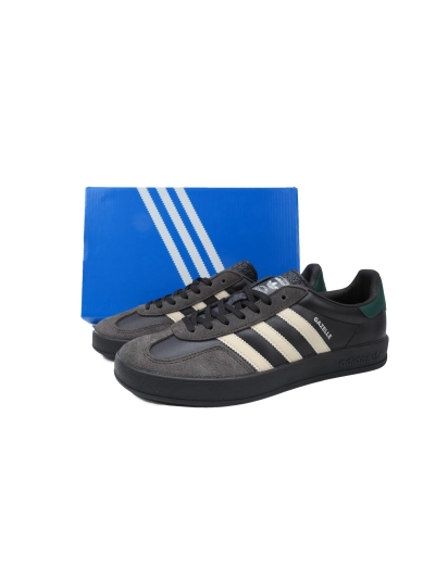 Gazelle Indoor Leather 'Black Brown Green IH0374 02