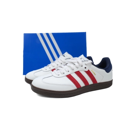Originals Samba OG White Victory Red Indigo IH4881  02